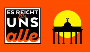 LOGO Es reicht für uns alleDemo