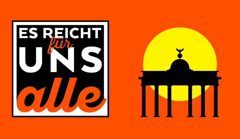 LOGO Es reicht für uns alleDemo